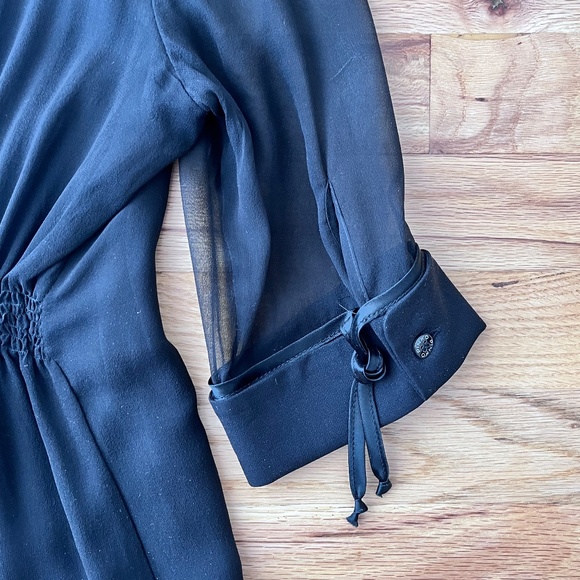 NWT Pinko Silk Perfect Little Black Dress Size 6 - Picture 10 of 10